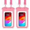 IPX8 Waterproof Phone Pouch Universal Cell Phone Dry Bag Patented Sealed Lock Lanyard Mobile Phone Case for Swimming Surfing Be