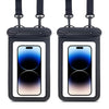 IPX8 Waterproof Phone Pouch Universal Cell Phone Dry Bag Patented Sealed Lock Lanyard Mobile Phone Case for Swimming Surfing Be