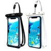 FONKEN Full View Waterproof Case for Phone Underwater Snow Rainforest Transparent Dry Bag Swimming Pouch Big Mobile Phone Covers