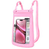 HAISSKY Large Mobile Phone Waterproof Pouch For iPhone 17 16 Pro Max 17 Air 16E 15 Plus Swim Travel Beach Bags With Seal Stripe