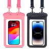 IPX8 Waterproof Phone Pouch Universal Cell Phone Dry Bag Patented Sealed Lock Lanyard Mobile Phone Case for Swimming Surfing Be