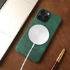 ZWW Crazy House Genuine Leather Cover Case For Iphone 15 Pro Max Case For Iphone 14pro 12 11 XR XS 13 8 Aesthetic Vintage Retro