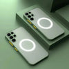 Clear Matte Magnetic For Magsafe Case For Samsung Galaxy S27 S26 S25 S24 S23 S22 S21 Plus Ultra FE Edge Shockproof Phone Covers