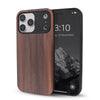 Luxury Shockproof Walnut Cherry Wood Phone Case For iPhone, 17 Pro, 17 Pro Max Soft Bumper Cases Cover