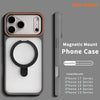 Luxury Matte Translucent Ring Bracket for Magsafe Case for IPhone 17 16 13 12 Pro Max 15 14 Plus Magnetic Wireless Charge Cover