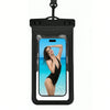 Black PVC Waterproof Phone Pouch With Card Holder Compatible With 17/16/15/14/13 Pro Max Spring Gift Birthday Party