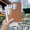 Luxury Leather Phone Case For Samsung Galaxy S26 Ultra Plus S26+ 5G Premium Genuine Shockproof Back Shell S26Ultra S26Plus Cover