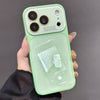 Large Window Broken Glass Texture Phone Case for iPhone 13 14 15 16 17 Pro Max Lens Film Protective Phone Cover Luxury Shell
