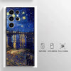 Van Gogh Sunflowers Black Soft Phone Cover Case for Samsung Galaxy S23 Ultra S20 S24 Plus S25 Edge S21 FE