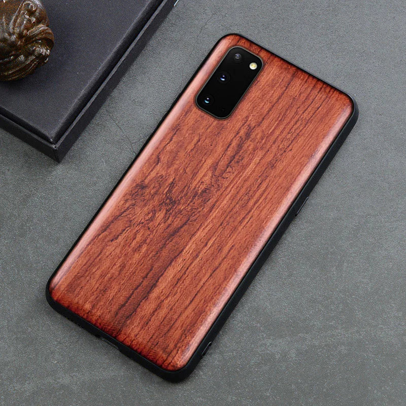 Real Wood Wooden TPU Case For Samsung Galaxy Note 20 Ultra S25 S24 S23 S21 Ultra S20 FE S10 Plus Case Cover Phone Shell Skin Bag