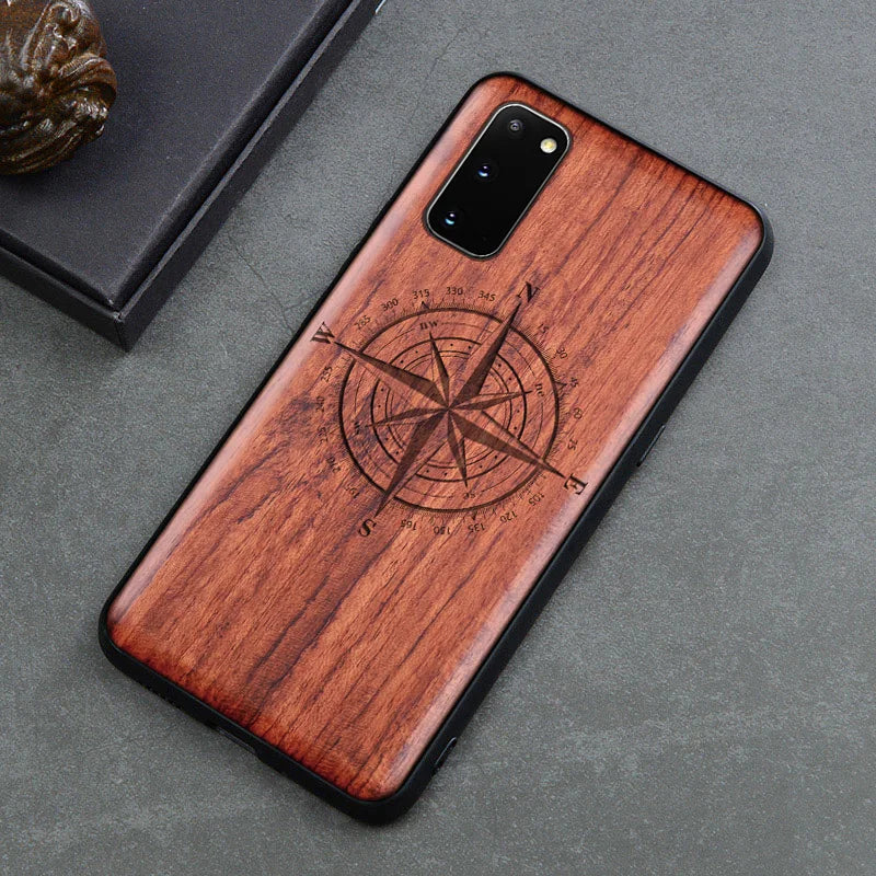 Real Wood Wooden TPU Case For Samsung Galaxy Note 20 Ultra S25 S24 S23 S21 Ultra S20 FE S10 Plus Case Cover Phone Shell Skin Bag