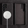Full Coverage Magnetic ALCANTARA Case For Samsung Galaxy S25 Ultra S24 S23 S21 for Magsafe Artificial Leather Suede Phone Cover