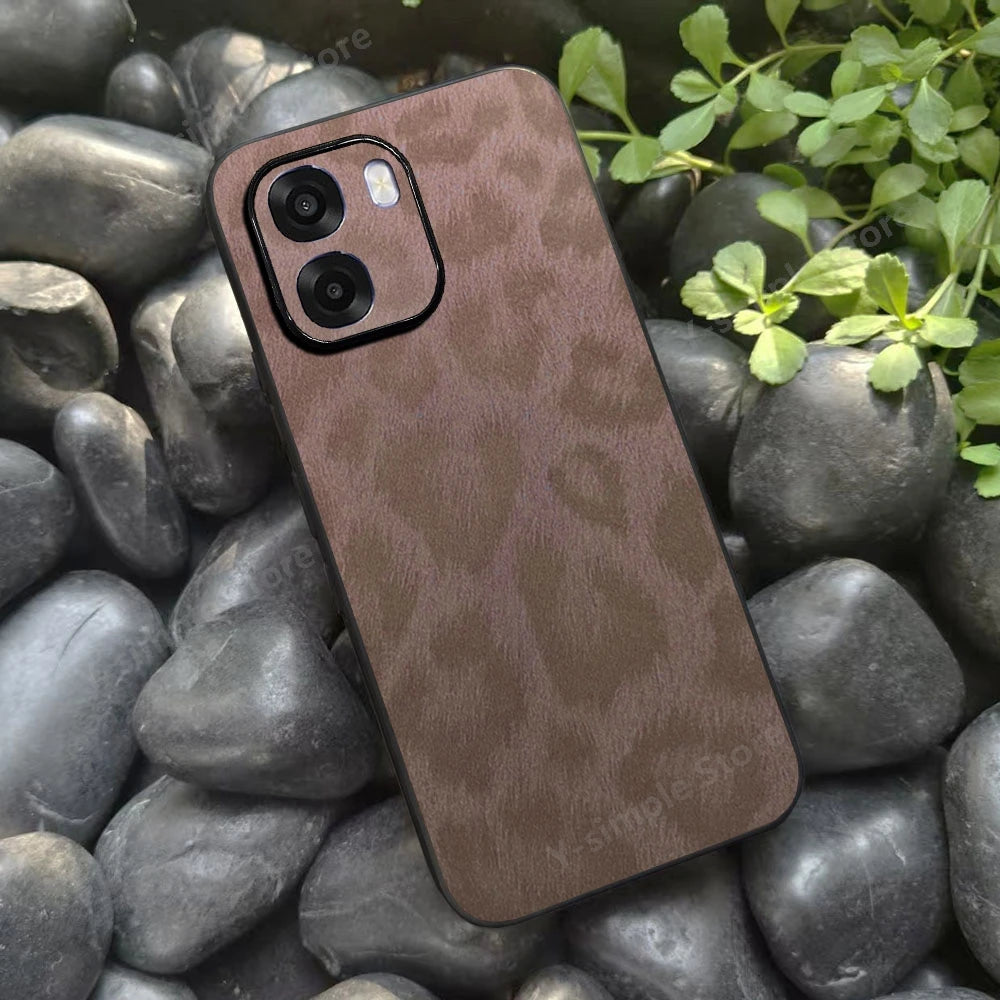 Leather Case For OPPO A6K Silicone Protection Phone Back Cover For oppo A6K Case