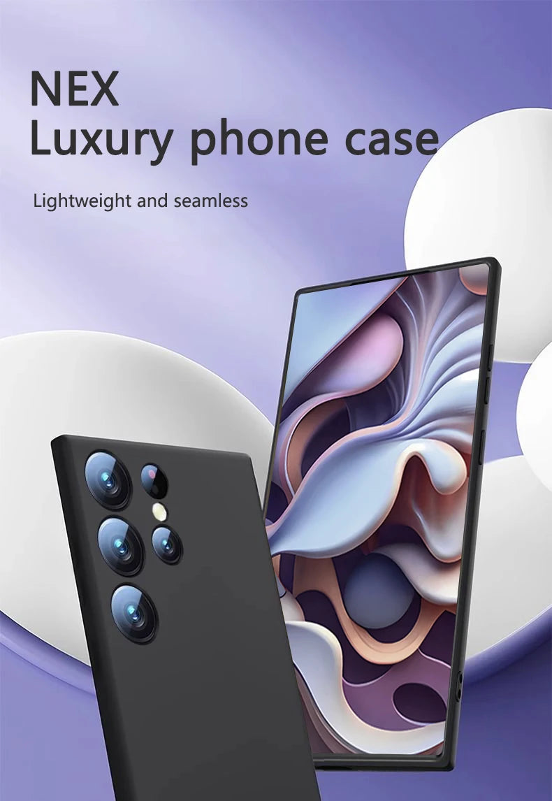 Upgrade Phone Case For Samsung Galaxy S25 S24 S22 S21 S23 S26 Ultra Plus Cases + S26+ S25+ 5G Shockproof Back Cover Accessories