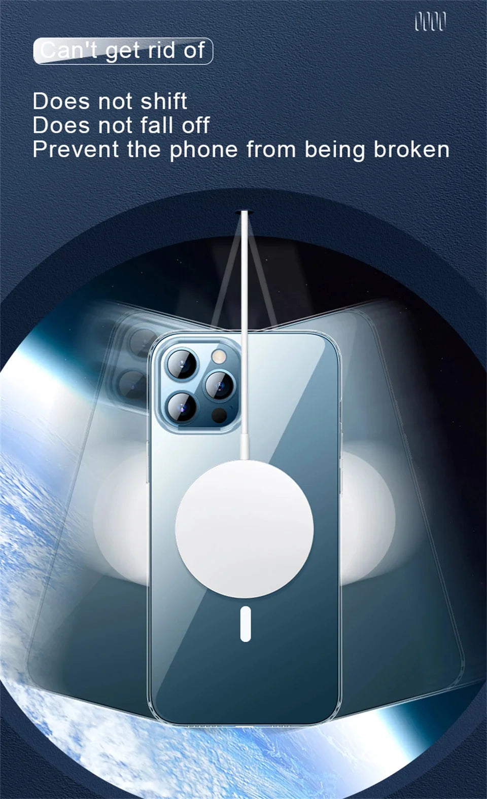 Luxury Wireless Magnetic Cover For Apple Magsafe Case Iphone 11 12 13 15 16 Plus 14 Pro Max 13 Mini Clear Acrylic Cases