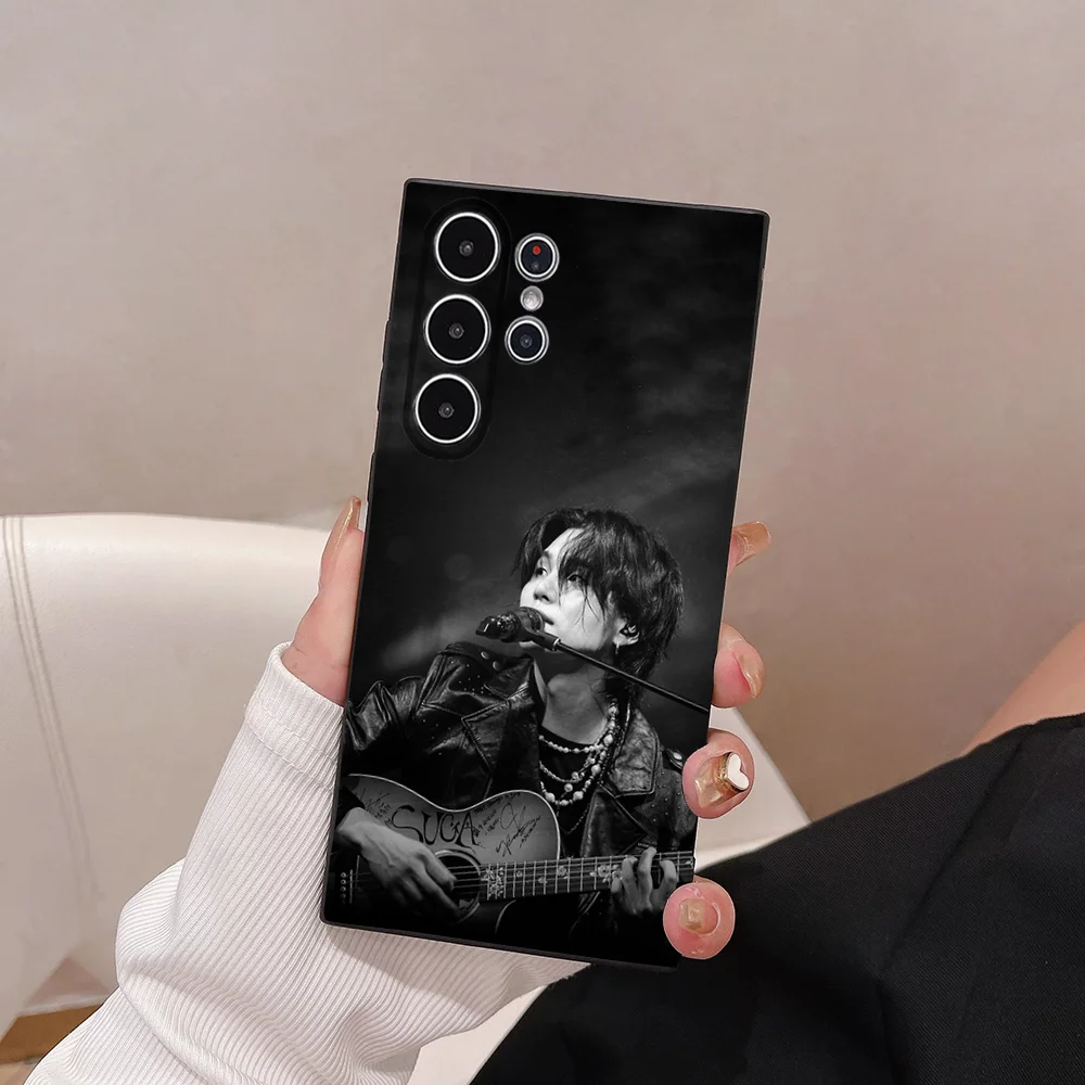 A-Agust D Yoongi S-Suga Phone Case For Samsung S Series S21 S22 S23 S24 S25 FE Plus Ultra TPU Soft To Skin-friendly Case