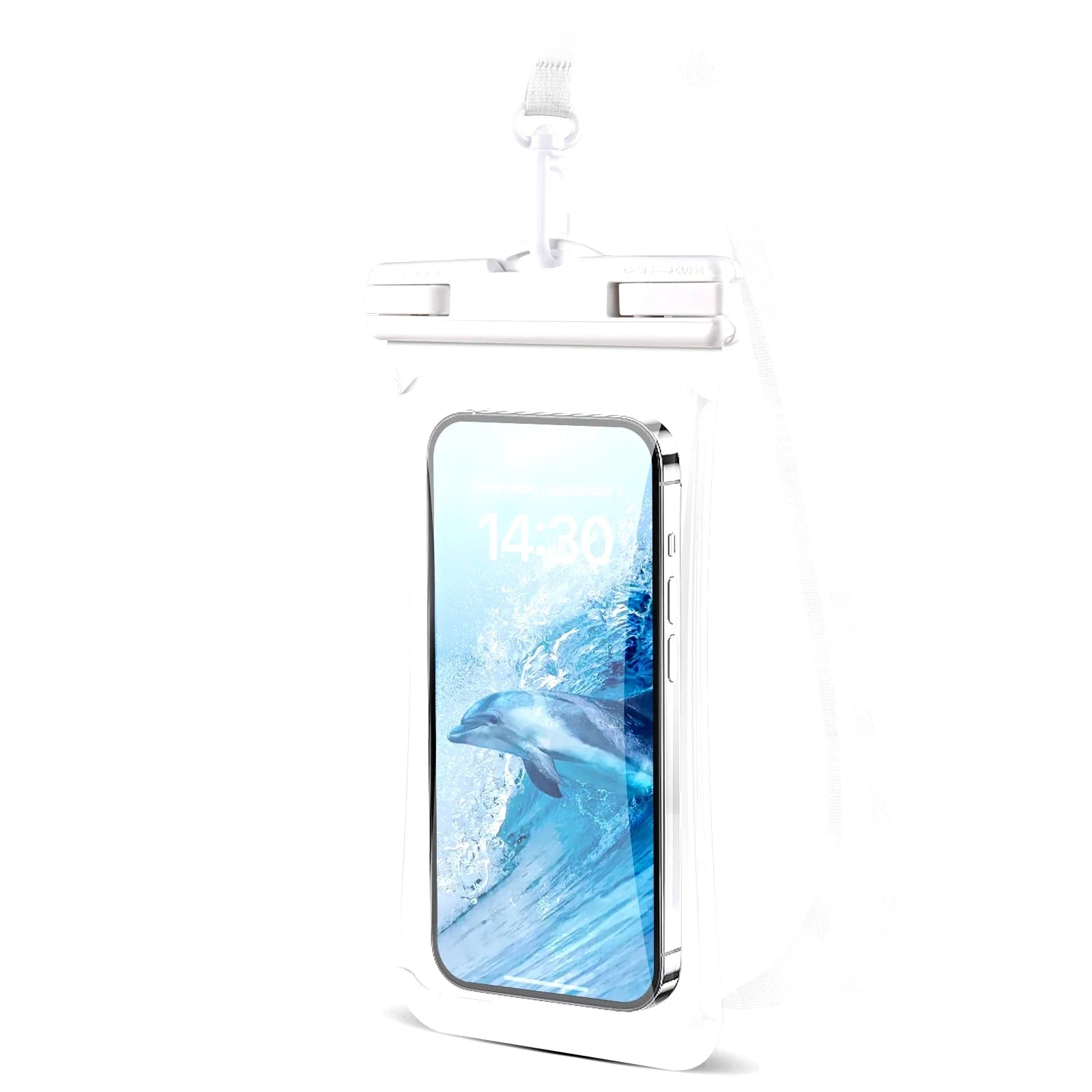HAISSKY Mix Color Clip Mobile Phone Waterproof Pouch For iPhone 17 16 15 Pro Max 14 Plus 16E 13  Sensitive Press Swimming Bags