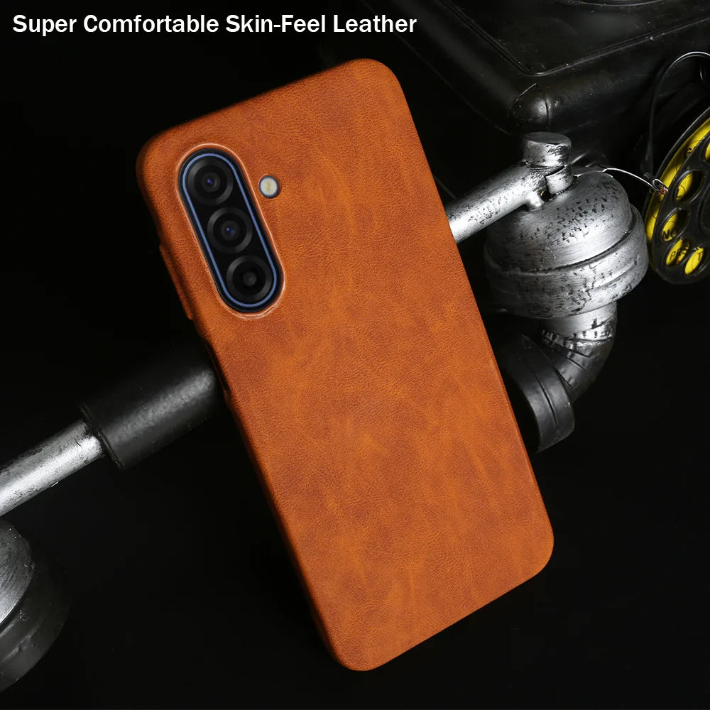 Skin Leather Case For Samsung Galaxy A17 A56 A16 A26 A36 A55 A06 A07 A15 A35 A54 A53 A13 S23 S24 S25 S26 Plus Phone Case Cover