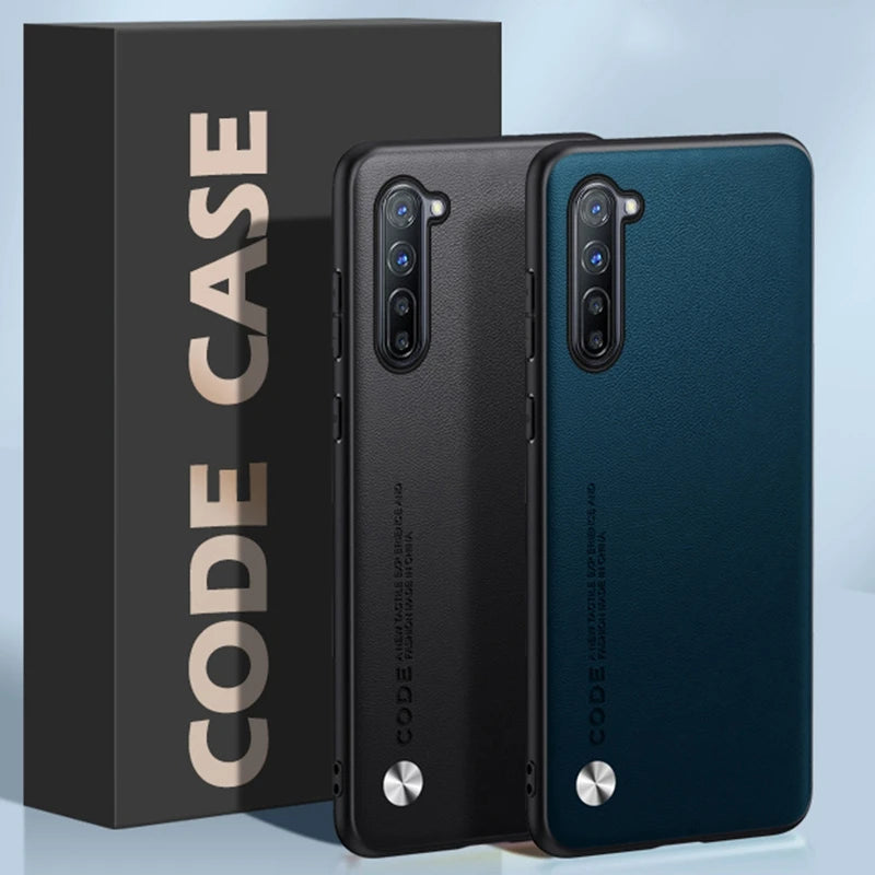 Luxury PU Leather Case For OPPO Find X2 Lite Back Cover Silicone Shockproof Protection Phone Case For OPPO Reno 3 5G FindX2 Lite