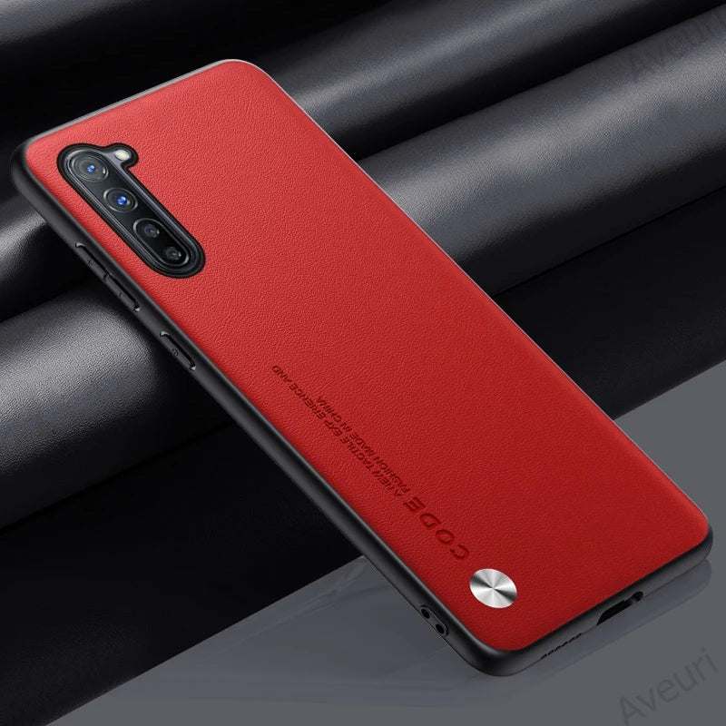 Luxury PU Leather Case For OPPO Find X2 Lite Back Cover Silicone Shockproof Protection Phone Case For OPPO Reno 3 5G FindX2 Lite