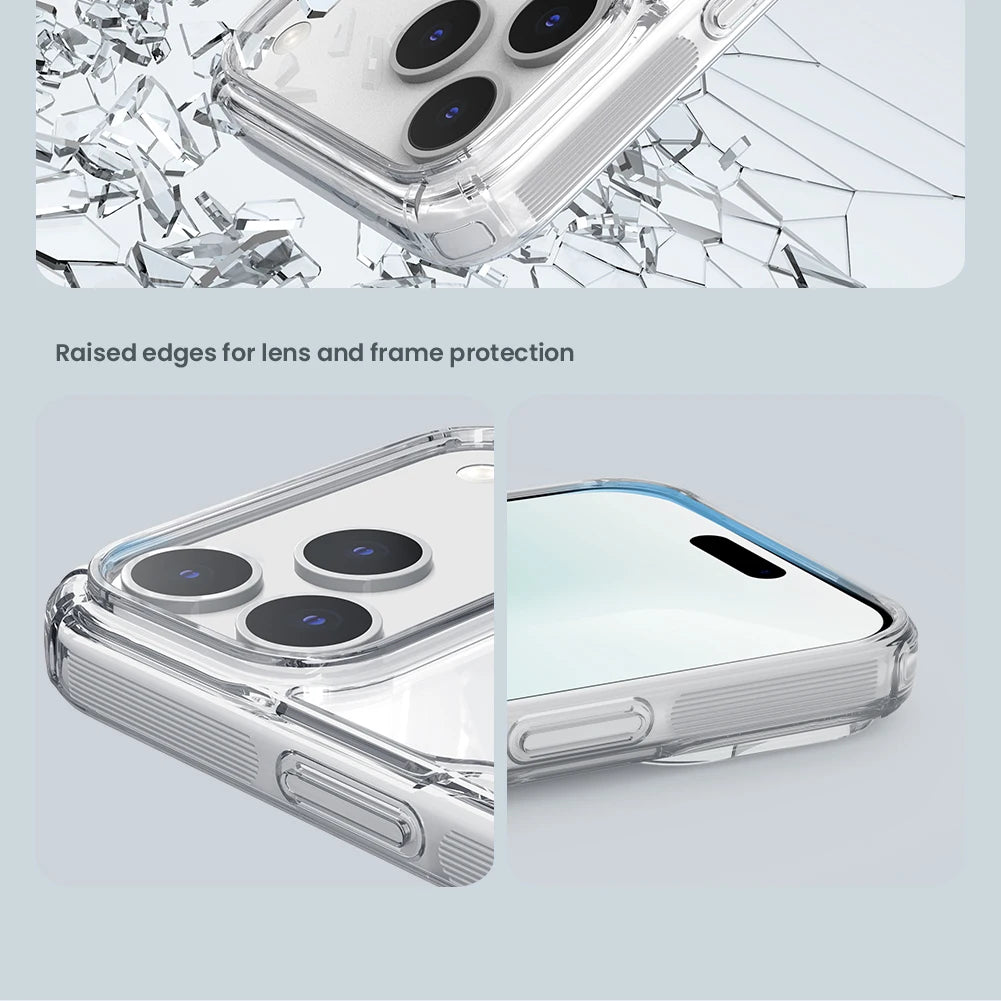 For iPhone 17 Pro MAX Case NILLKIN Nature Pro Magnetic Case For 17 17 Pro Air Fitted Cases Clear Cover