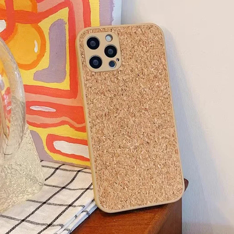 Retro Genuine wooden pattern heat dissipation phone case for iPhone 16 15 14 13 12 11 Pro Max Plus full shockproof hard cover