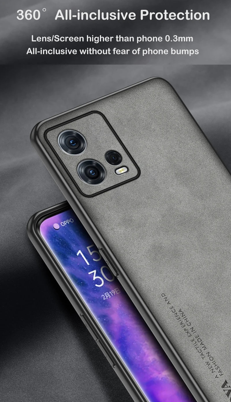 For Motorola Moto Edge 30 Fusion Case Sheepskin Pu Leather Matte Cover For Moto Edge 30 ULTRA S30 Pro Silicone Shockproof Case