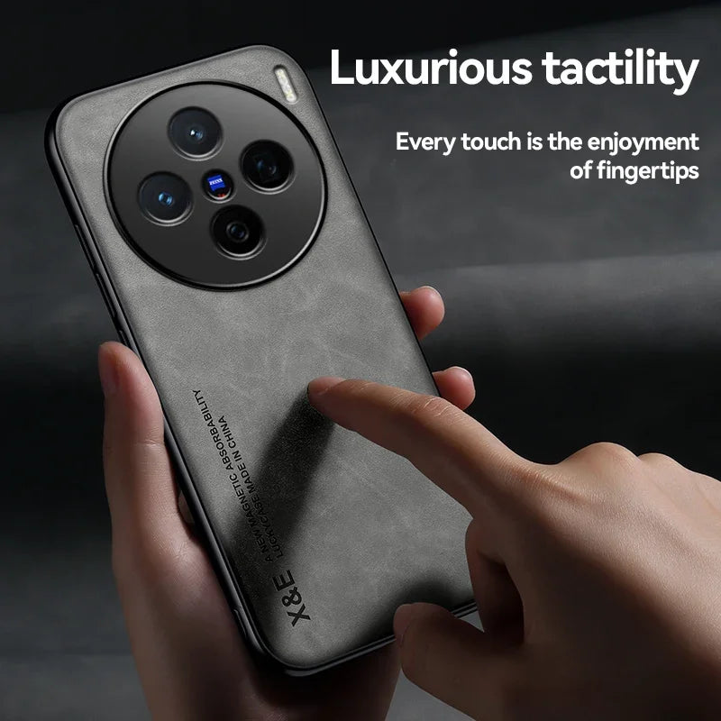 For VIVO X200 Pro Case Silicone Leather Back Cover For VIVO X200Pro Mini X 200 Protection Shell Shockproof Case
