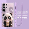 Cute Panda Phone Case for Samsung Galaxy S21 Plus S23 Ultra 5G S20 FE S24 Ultra S22 S22 Plus S22 Note 20 10 S10 Soft Cover