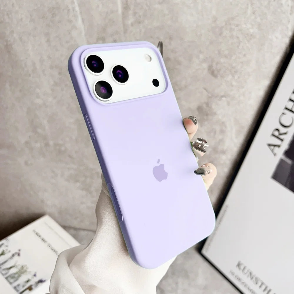 Official Original Liquid Silicone Phone Case For iPhone 17 ProMax 17 13 15 14 12 Pro Case for iPhone 17 16 11 12 Pro Max Cover