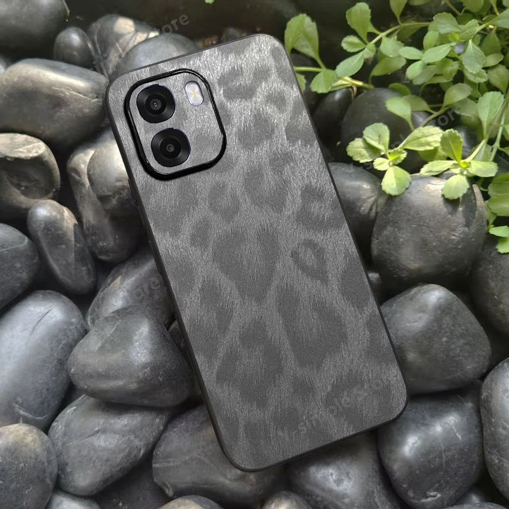 Leather Case For OPPO A6K Silicone Protection Phone Back Cover For oppo A6K Case