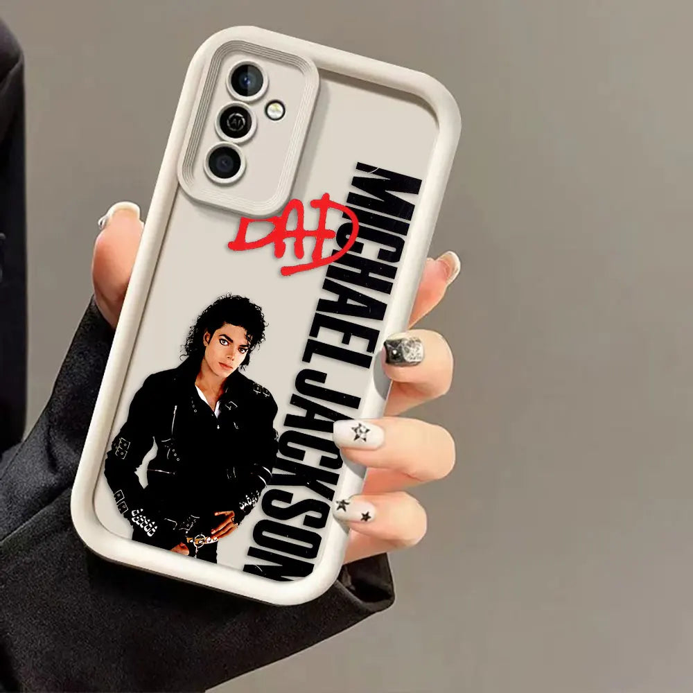 M-Michael J-Jackson Singer Phone Case For Samsung Galaxy S26 S25 S24 S23 S22 S21 FE S20 ULTRA PLUS TPU Case Funda Shell Cover