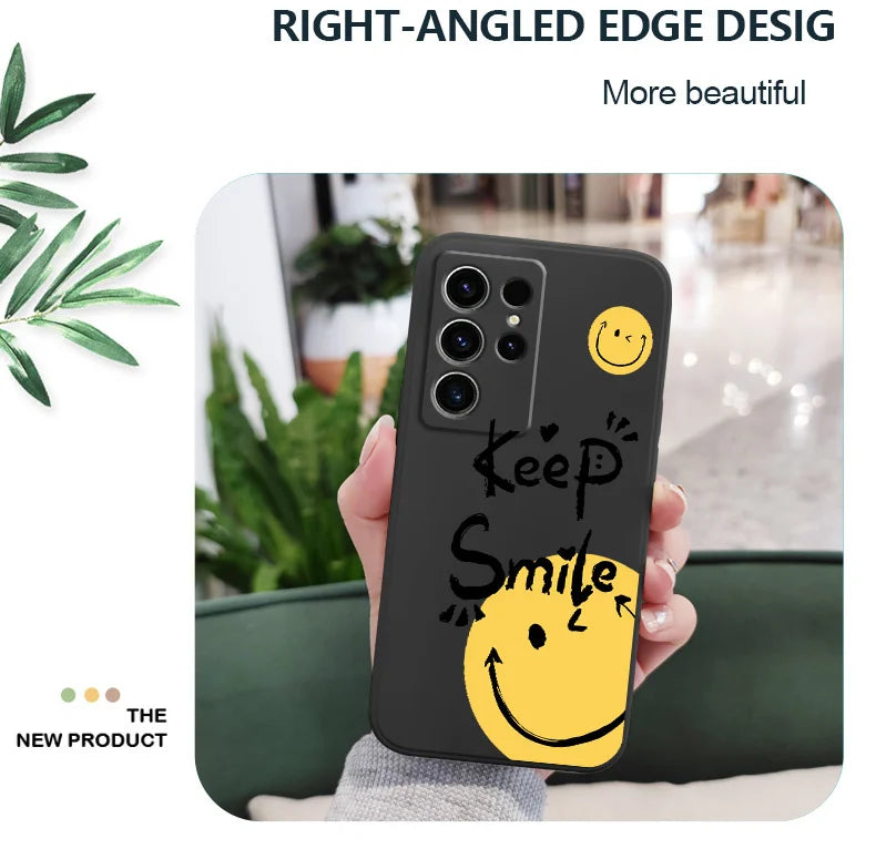 Street Slogan Phone Case For Samsung Galaxy S25 S24 S23 S22 S21 S20 S10 S10E Ultra Plus FE Note 20 Ultra Plus Cover