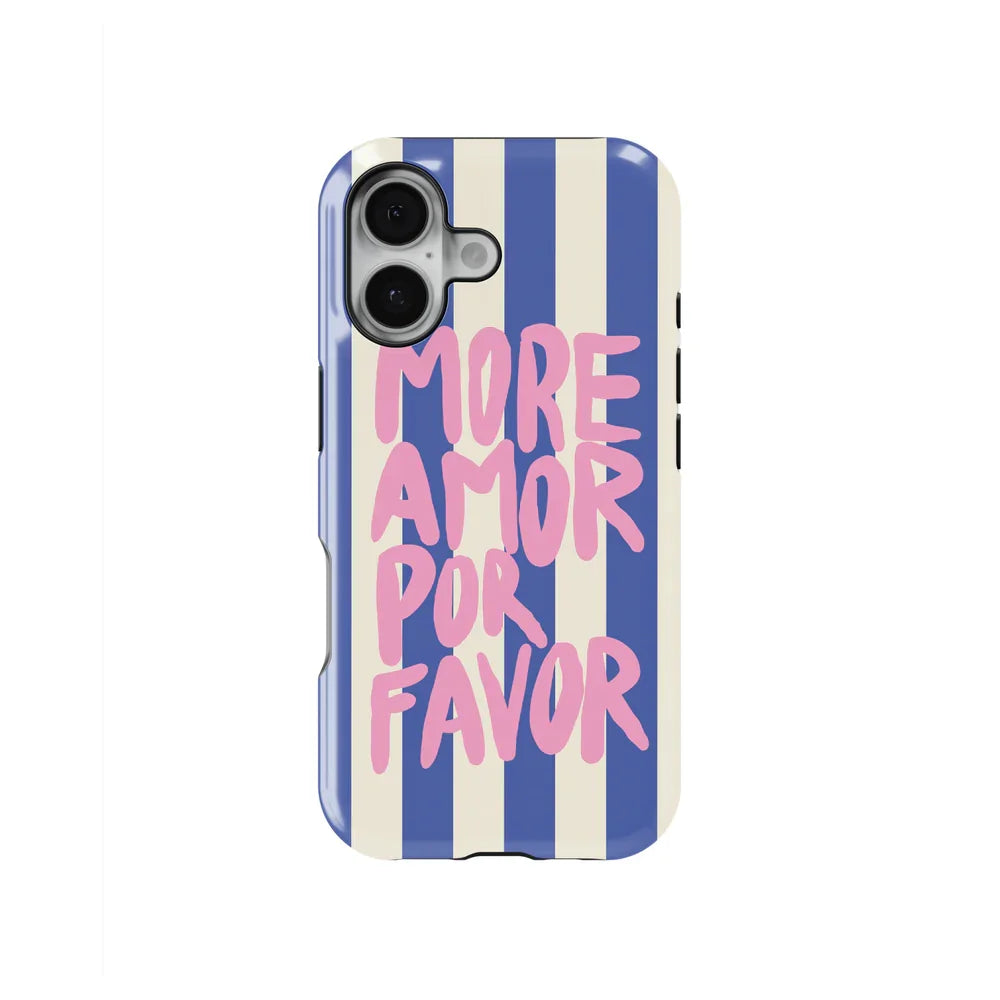 More Love Phone Case for iPhone 17 16e 16 15 14 13 12 11 X XS XR XSMAX 7 8 Air Pro Max Plus Luxury Double-layer Back Cover
