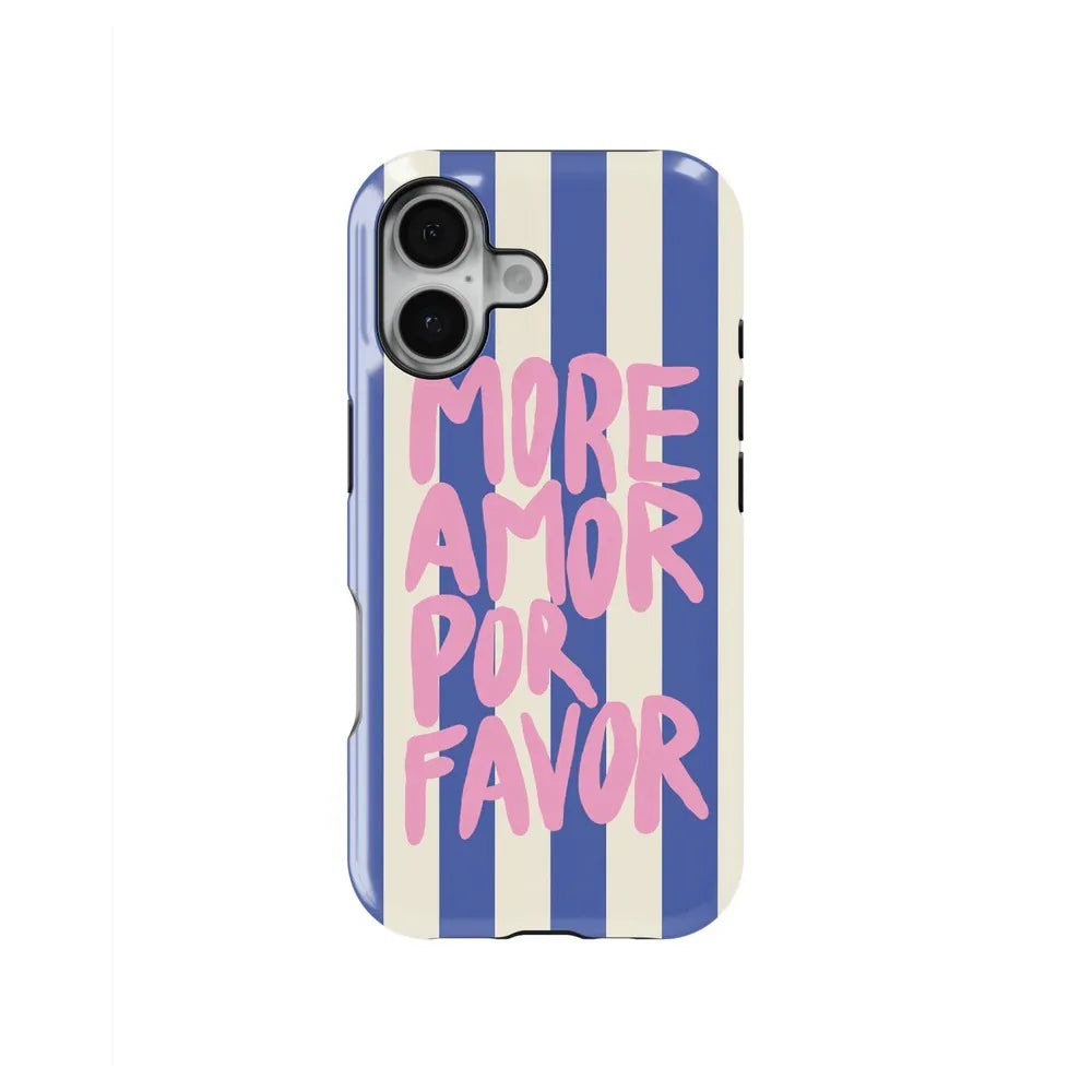More Love Phone Case for iPhone 17 16e 16 15 14 13 12 11 X XS XR XSMAX 7 8 Air Pro Max Plus Luxury Double-layer Back Cover