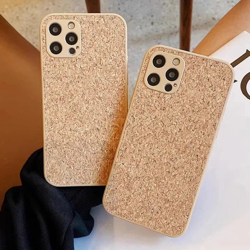 Retro Genuine wooden pattern heat dissipation phone case for iPhone 16 15 14 13 12 11 Pro Max Plus full shockproof hard cover
