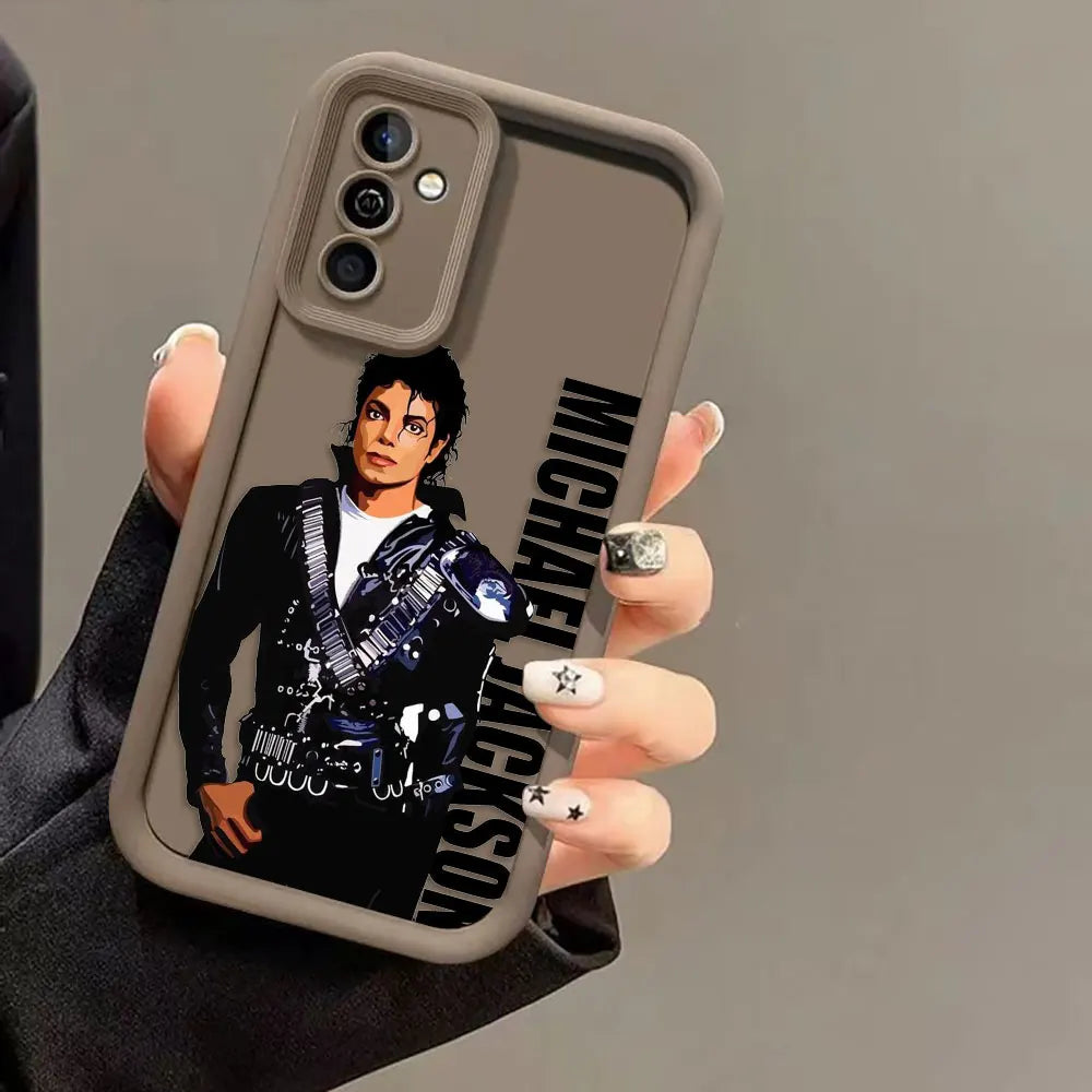 M-Michael J-Jackson Singer Phone Case For Samsung Galaxy S26 S25 S24 S23 S22 S21 FE S20 ULTRA PLUS TPU Case Funda Shell Cover