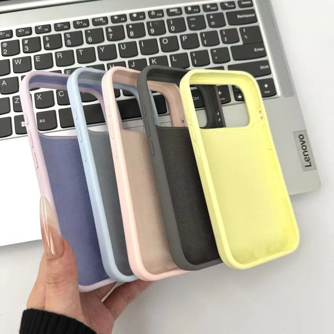 Official Original Liquid Silicone Phone Case For iPhone 17 ProMax 17 13 15 14 12 Pro Case for iPhone 17 16 11 12 Pro Max Cover