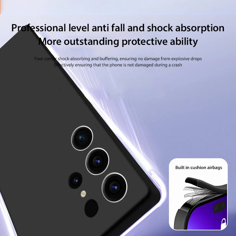 Upgrade Phone Case For Samsung Galaxy S25 S24 S22 S21 S23 S26 Ultra Plus Cases + S26+ S25+ 5G Shockproof Back Cover Accessories