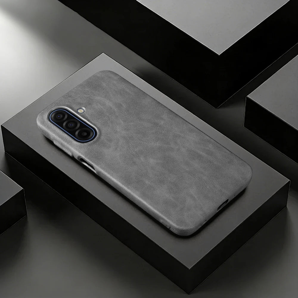 Skin Leather Case For Samsung Galaxy A17 A56 A16 A26 A36 A55 A06 A07 A15 A35 A54 A53 A13 S23 S24 S25 S26 Plus Phone Case Cover