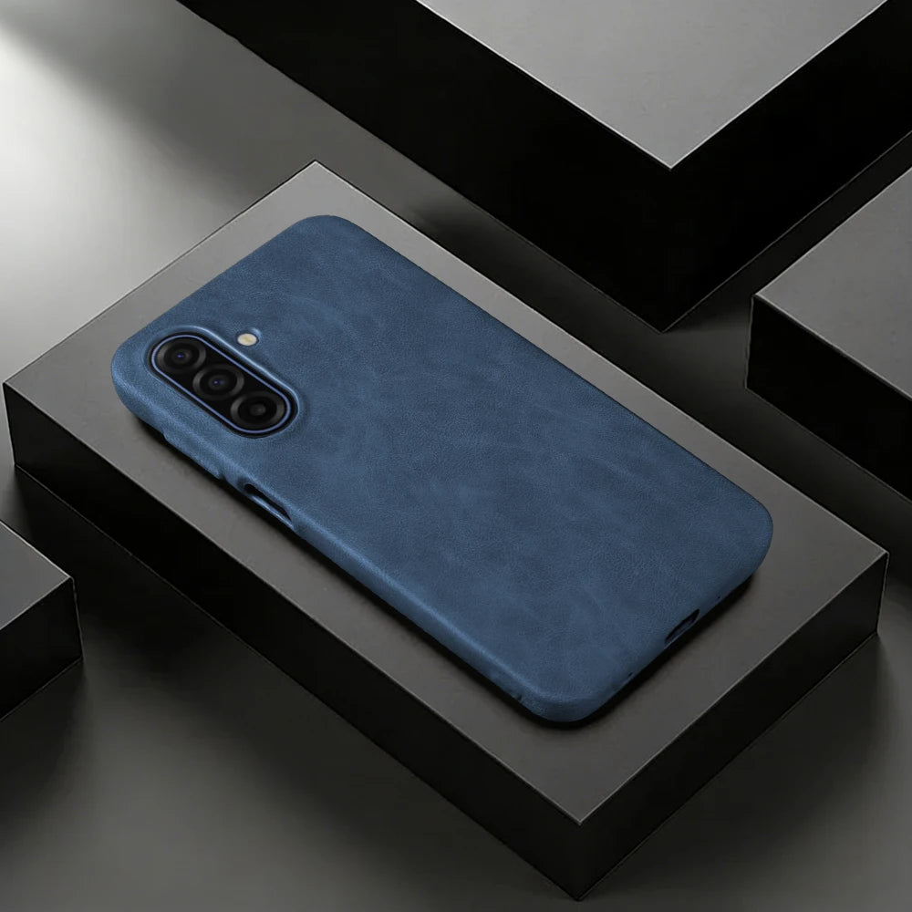 Skin Leather Case For Samsung Galaxy A17 A56 A16 A26 A36 A55 A06 A07 A15 A35 A54 A53 A13 S23 S24 S25 S26 Plus Phone Case Cover