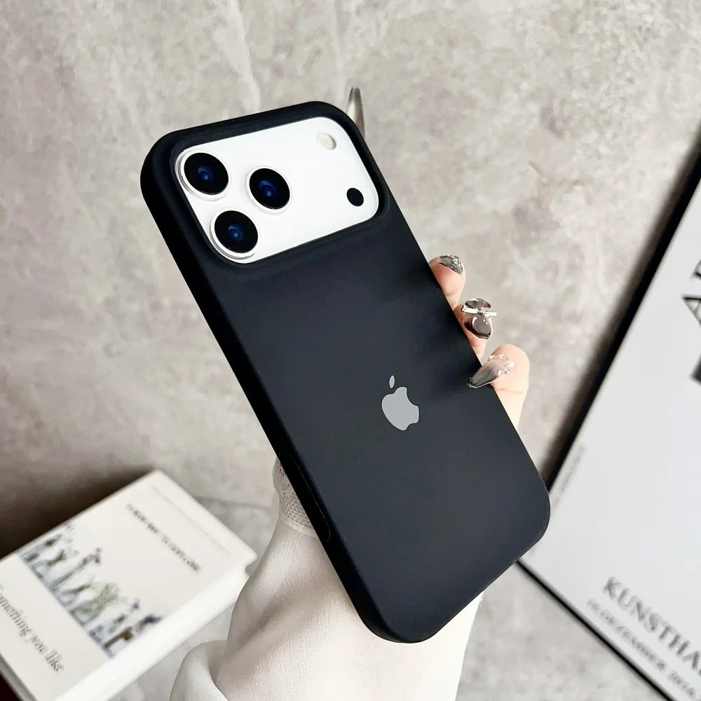 Official Original Liquid Silicone Phone Case For iPhone 17 ProMax 17 13 15 14 12 Pro Case for iPhone 17 16 11 12 Pro Max Cover