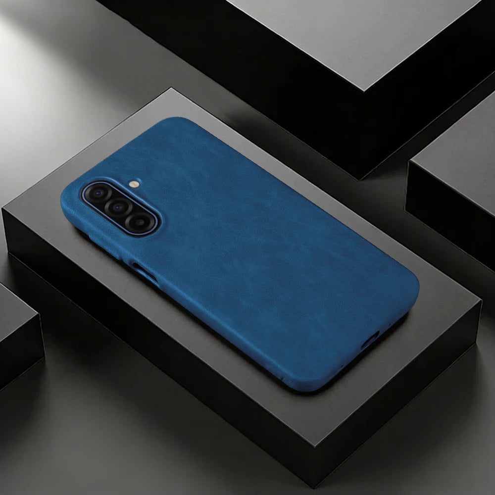 Skin Leather Case For Samsung Galaxy A17 A56 A16 A26 A36 A55 A06 A07 A15 A35 A54 A53 A13 S23 S24 S25 S26 Plus Phone Case Cover