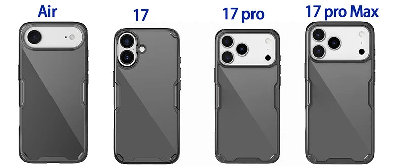 For iPhone 17 Pro MAX Case NILLKIN Nature Pro Magnetic Case For 17 17 Pro Air Fitted Cases Clear Cover
