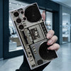 Vintage Silver Boombox Slim Fit Phone Case Anti Scratch Drop Protection For Samsung Galaxy S26 S25 S24 Ultra FE A Series