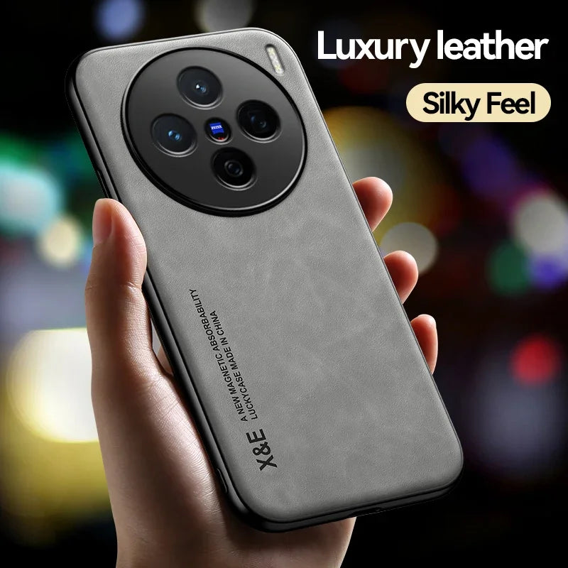 For VIVO X200 Pro Case Silicone Leather Back Cover For VIVO X200Pro Mini X 200 Protection Shell Shockproof Case