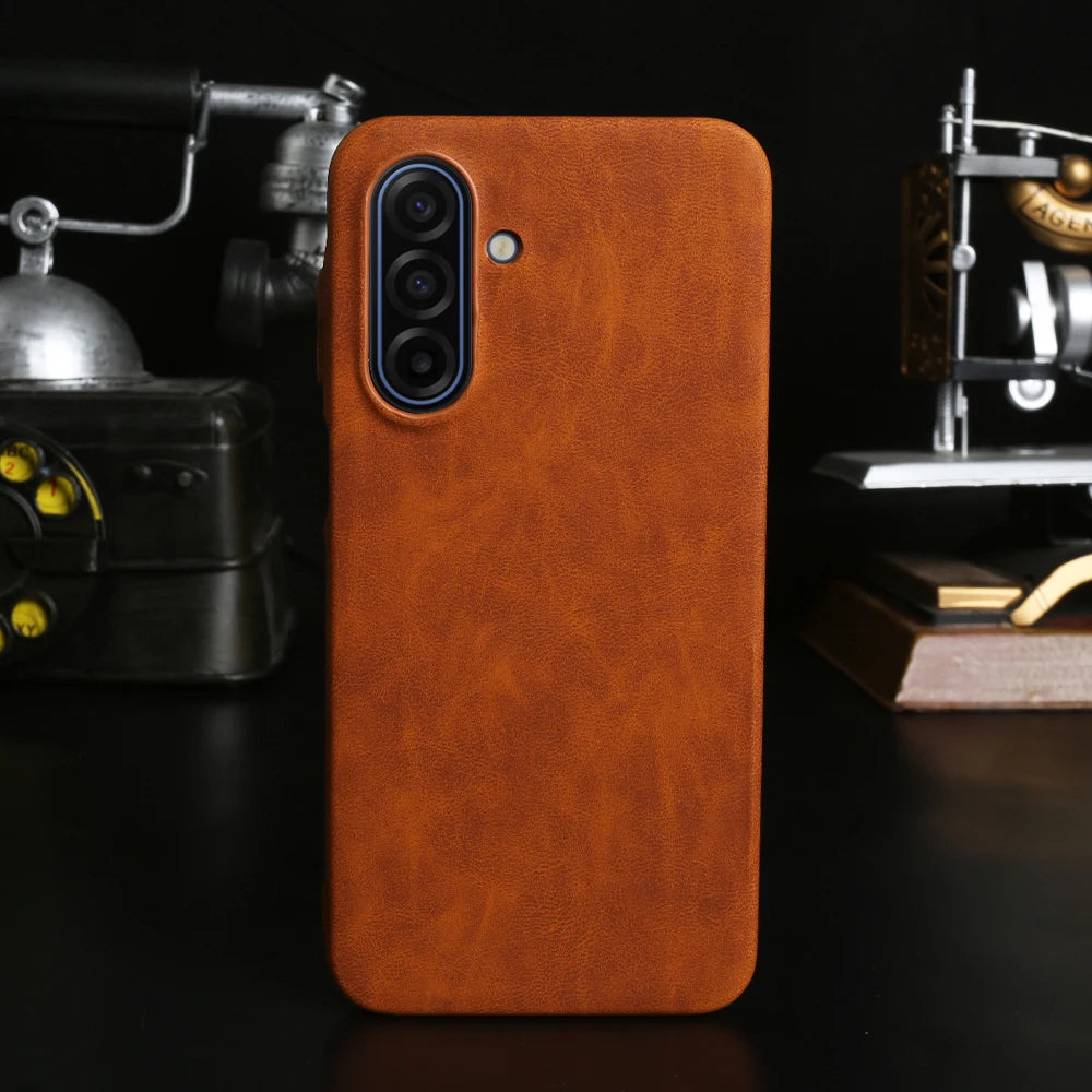 Skin Leather Case For Samsung Galaxy A17 A56 A16 A26 A36 A55 A06 A07 A15 A35 A54 A53 A13 S23 S24 S25 S26 Plus Phone Case Cover
