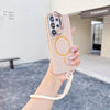 Suitable for Samsung Galaxy S23 S25 S24 S26 Fe Ultra Plus A Series Lanyard Stand Case Compatible with Magnetic Wireless Charging