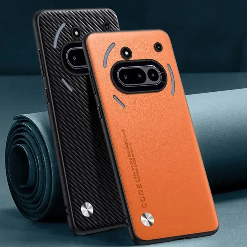 Luxury Leather Case For Nothing Phone 3A Cover Silicone Protection Phone Case For Nothing Phone 3A 3 A Coque