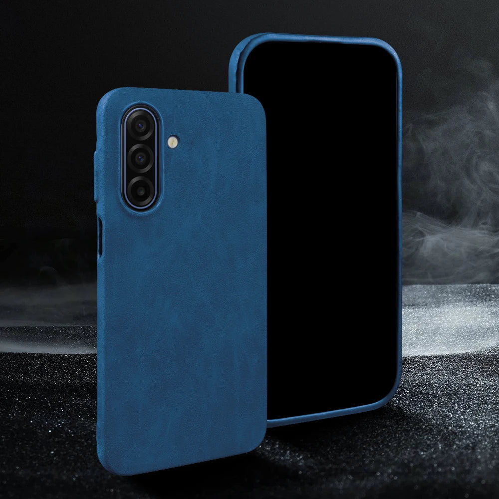 Skin Leather Case For Samsung Galaxy A17 A56 A16 A26 A36 A55 A06 A07 A15 A35 A54 A53 A13 S23 S24 S25 S26 Plus Phone Case Cover